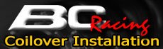 Infiniti G37 BC Racing Coilover installation