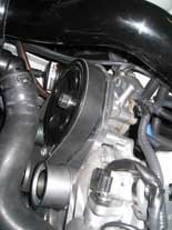 Infiniti G37 Convertible power steering relocation kit