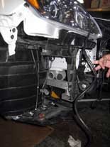 Infiniti G37 Convertible supercharger air intake system