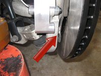 infiniti g37 slotted rotor dust shield