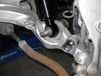 infiniti g37 lower control arm install