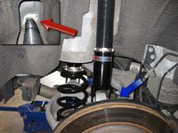 infiniti g37 BC rear shock