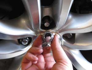 drill out wheel stud